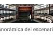 La imagen puede contener: una o varias personas, texto que dice "無p្ Vista panorámica del escenario."