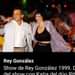 May be an image of 3 people, people standing and text that says 'Rey González Show de Rey González 1999. del show con Katia del dúo Rit'