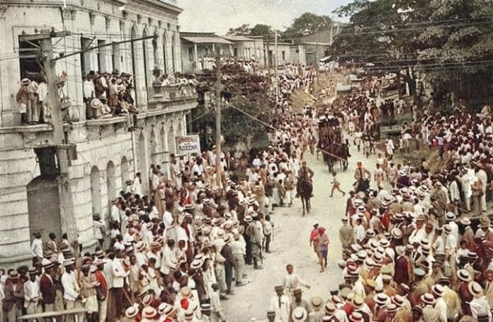 Entierro de Emilio Bacardí 1922 Santiago de Cuba